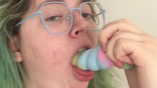 Dildo Deepthroat GIF